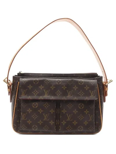 Pre-owned Louis Vuitton 2004 Vivacite Gm Shoulder Bag In Brown