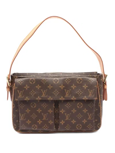 Pre-owned Louis Vuitton 2004 Vivacite Gm Shoulder Bag In Brown