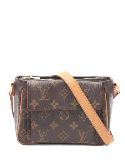 Pre-owned Louis Vuitton 2004 Vivacité Pm Monogram Mini Bag In Brown