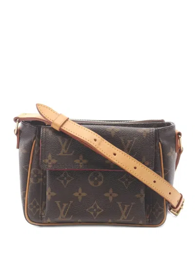Pre-owned Louis Vuitton 2004 Vivacité Pm Monogram Shoulder Bag In Brown