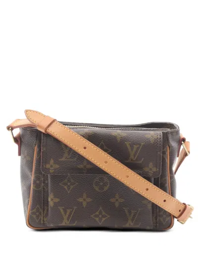 Pre-owned Louis Vuitton 2004 Vivacite Pm Shoulder Bag In Brown