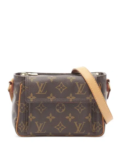 Pre-owned Louis Vuitton 2004 Vivacite Pm Shoulder Bag In Brown