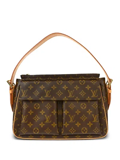 Pre-owned Louis Vuitton 2004 Vivian Gm Shoulder Bag In Brown