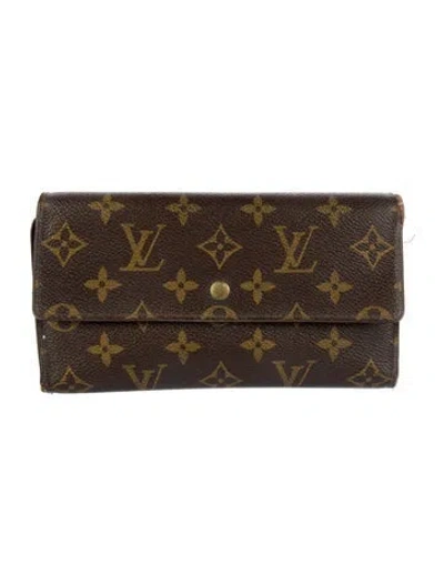 Pre-owned Louis Vuitton 2004 Wallet In Brown