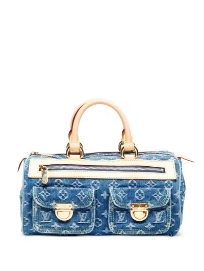 Pre-owned Louis Vuitton 2005 2005 Neo Speedy Denim Handbag