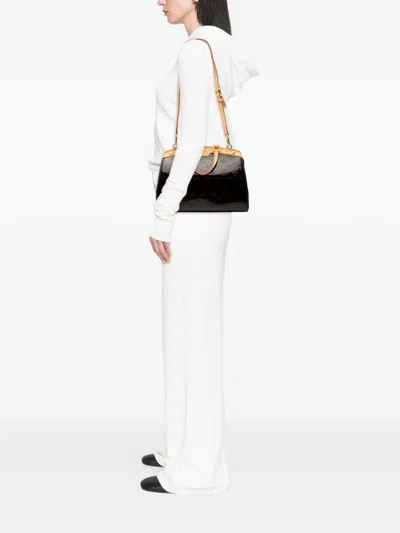 Pre-owned Louis Vuitton 2005-2015 Monogram Vernis Brea Mm Satchel In Purple