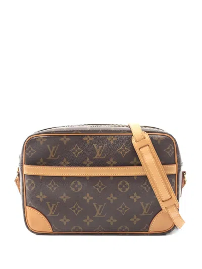 Pre-owned Louis Vuitton 2005 27 Trocadero Monogram Shoulder Bag In Brown
