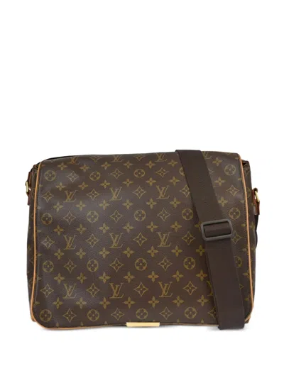 Pre-owned Louis Vuitton 2005 Abbesses Shoulder Bag In Brown