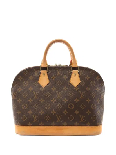 Pre-owned Louis Vuitton 2005 Alma Pm Tote Bag In Brown