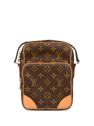 Pre-owned Louis Vuitton 2005 Amazon Cross Body Bag In Brown