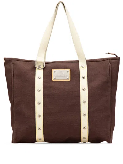 Pre-owned Louis Vuitton 2005 Antigua Cabas Gm Tote Bag