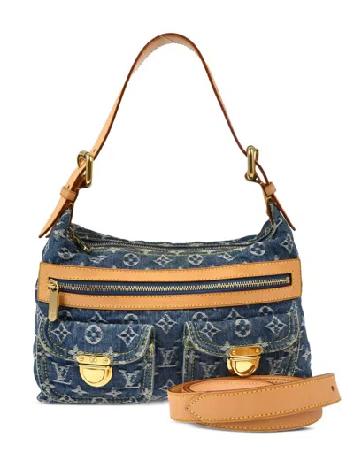 Pre-owned Louis Vuitton 2005 Baggy Pm Shoulder Bag In Blue