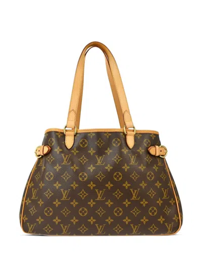 Pre-owned Louis Vuitton 2005 Batignolles Horizontal Tote Bag In Brown