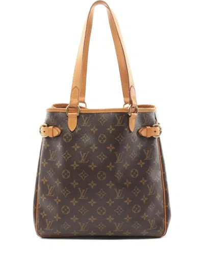Pre-owned Louis Vuitton 2005 Batignolles Tote Bag In Brown