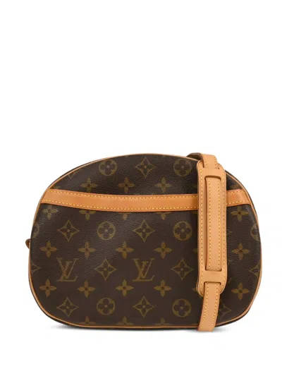 Pre-owned Louis Vuitton 2005 Blois Monogram Crossbody Bag In Brown
