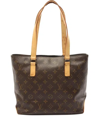 Pre-owned Louis Vuitton 2005 Cabas Piano Tote Bag In Brown