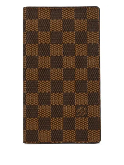 Pre-owned Louis Vuitton 2005 Card Wallet In Brown