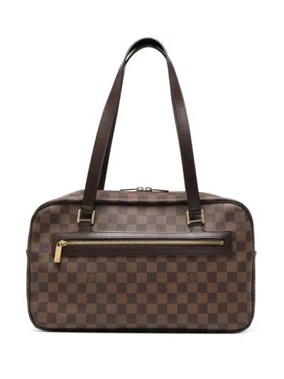 Pre-owned Louis Vuitton 2005  Cite Gm Shoulder Bag In Brown
