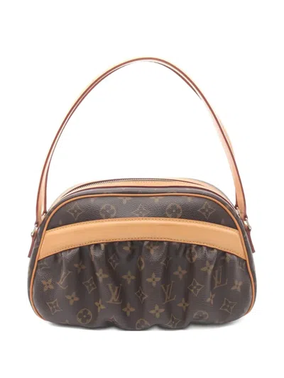 Pre-owned Louis Vuitton 2005 Clara Monogram Shoulder Bag In Brown