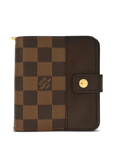 Pre-owned Louis Vuitton 2005 Compact Wallet In 褐色