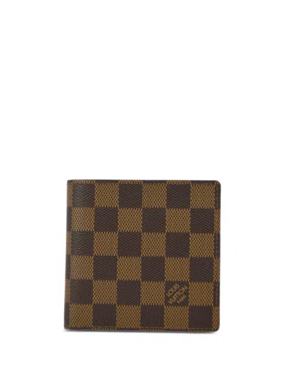 Pre-owned Louis Vuitton 2005  Portovie Cult Wallet In Brown
