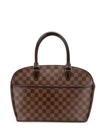 Pre-owned Louis Vuitton 2005 Damier Ebene Sarria Horizontal Handbag