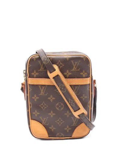 Pre-owned Louis Vuitton 2005 Danube Monogram Shoulder Bag In Brown