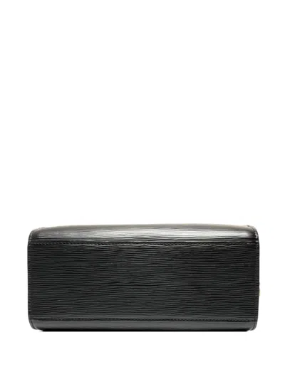 Pre-owned Louis Vuitton 2005 Epi Pont Neuf Top Handle Leather Tote Bag In Black