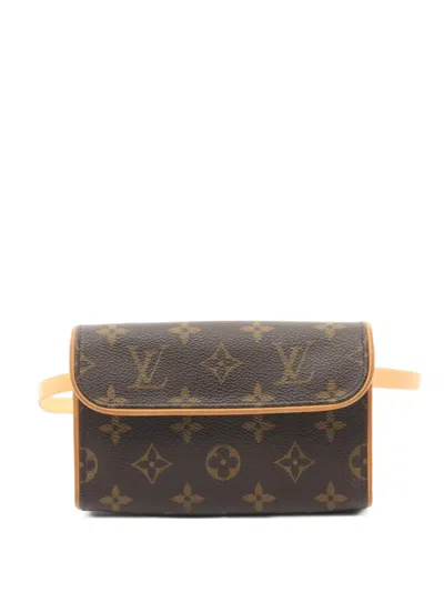 Pre-owned Louis Vuitton 2005 Florentine Belt Bag In Brown