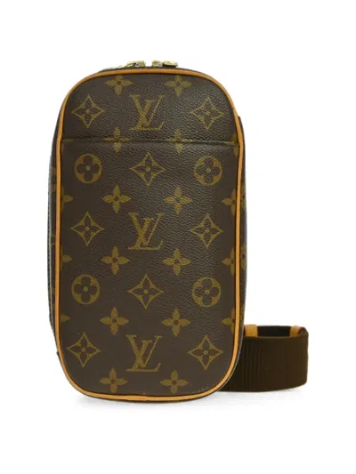 Pre-owned Louis Vuitton 2005 Gange Belt Bag In Brown