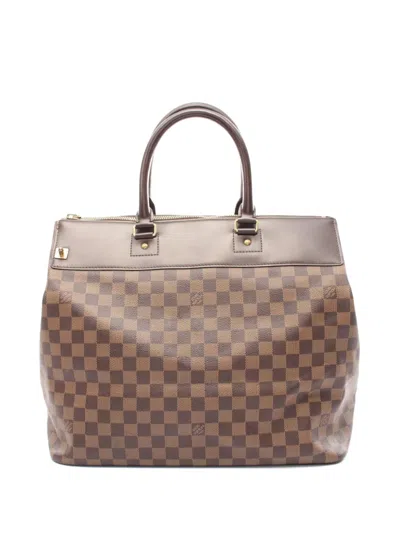 Pre-owned Louis Vuitton 2005 Greenwich Pm Handbag In Brown