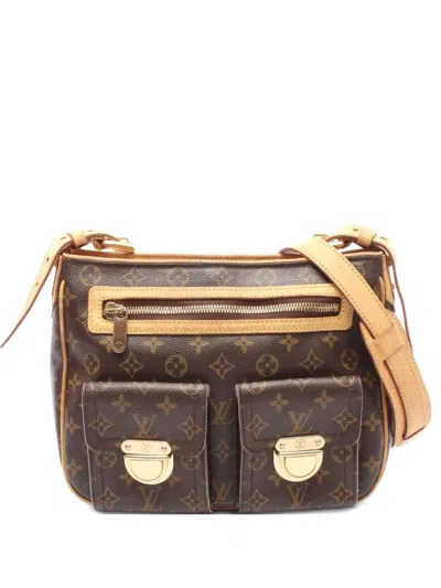 Pre-owned Louis Vuitton 2005 Hudson Gm Bag In Brown