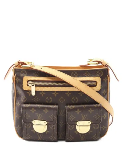 Pre-owned Louis Vuitton 2005 Hudson Gm Shoulder Bag In Brown