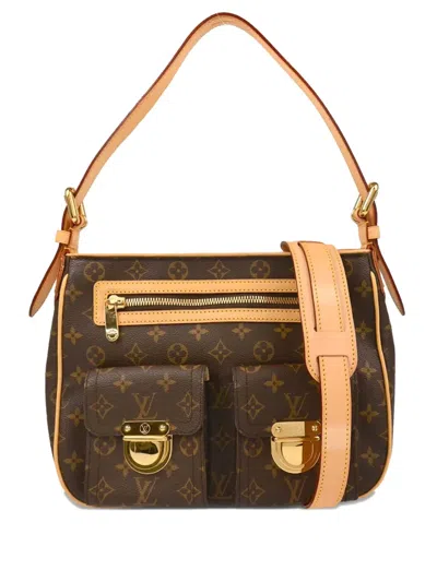 Pre-owned Louis Vuitton 2005 Hudson Gm Shoulder Bag In Brown