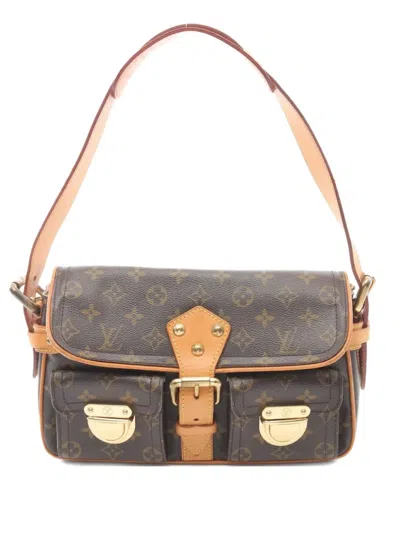 Pre-owned Louis Vuitton 2005 Hudson Pm Shoulder Bag In Brown