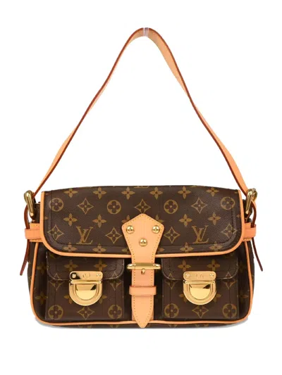 Pre-owned Louis Vuitton 2005 Hudson Pm Shoulder Bag In Brown
