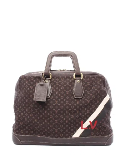 Pre-owned Louis Vuitton 2005 Initial Isfahan Tote Bag In Brown