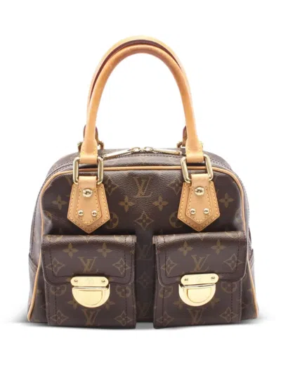 Pre-owned Louis Vuitton 2005 Manhattan Pm Tote Bag