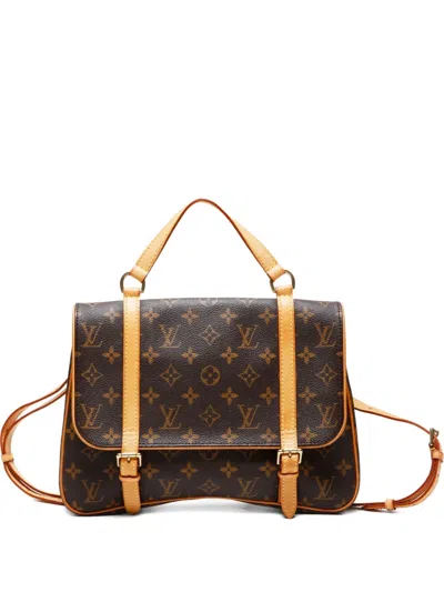 Pre-owned Louis Vuitton 2005 Marelle Backpack In Brown