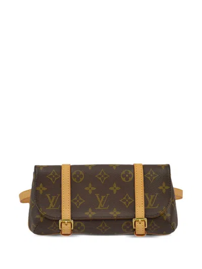 Pre-owned Louis Vuitton 2005 Marelle Belt Bag In Brown