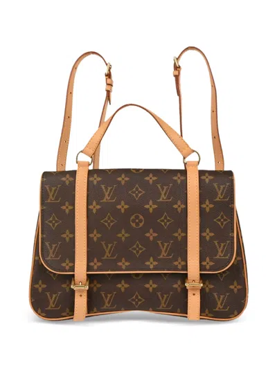 Pre-owned Louis Vuitton 2005 Marelle Monogram Backpack In Brown