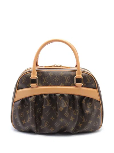 Pre-owned Louis Vuitton 2005 Mitzi Monogram Handbag In Brown