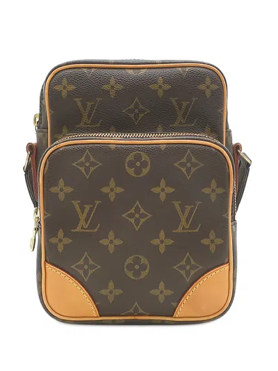 Pre-owned Louis Vuitton 2005 Monogram Amazone Crossbody Bag In Brown