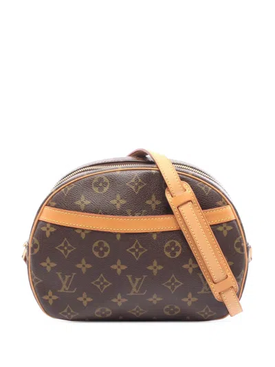 Pre-owned Louis Vuitton 2005 Monogram Blois Crossbody Bag In Brown