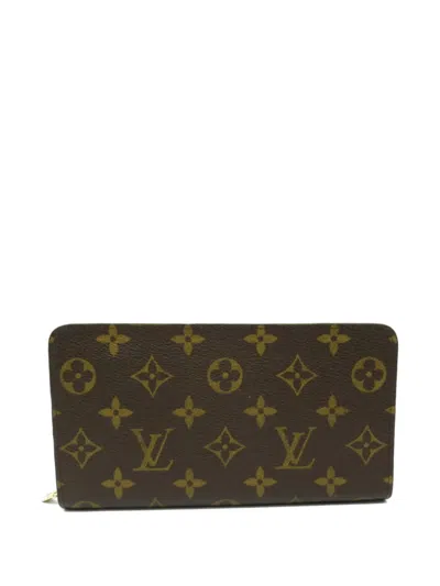 Pre-owned Louis Vuitton 2005 Monogram-canvas Wallet In 褐色