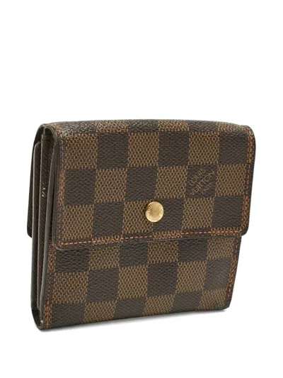 Pre-owned Louis Vuitton 2005 Monogram Canvas Wallet In Brown
