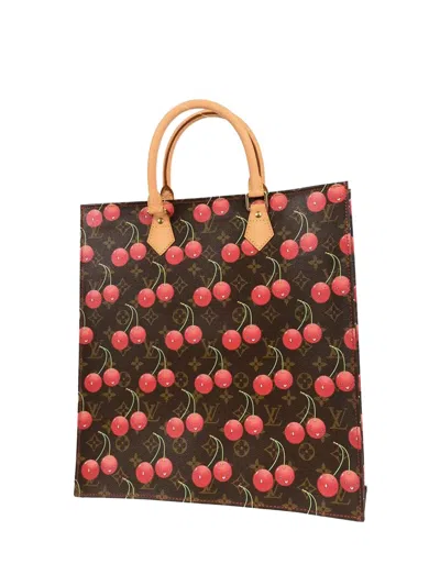 Pre-owned Louis Vuitton 2005 Monogram-cherry Tote Bag In Brown