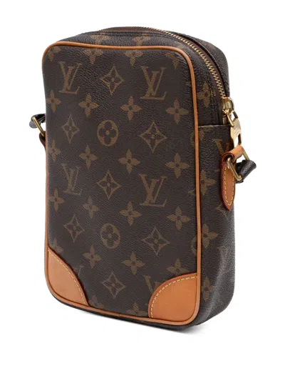 Pre-owned Louis Vuitton 2005 Monogram Danube Crossbody Bag In Brown