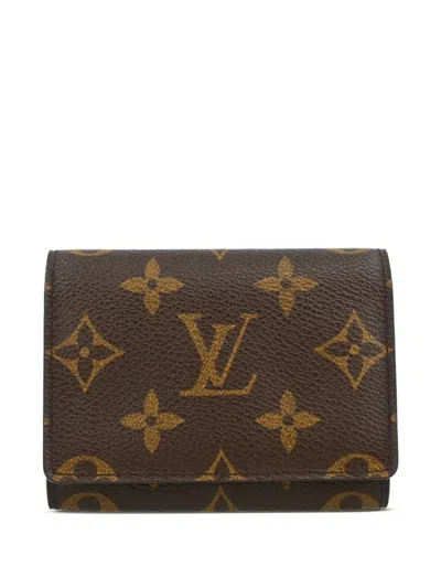 Pre-owned Louis Vuitton 2005 Monogram Enveloppe Carte De Visite Card Case