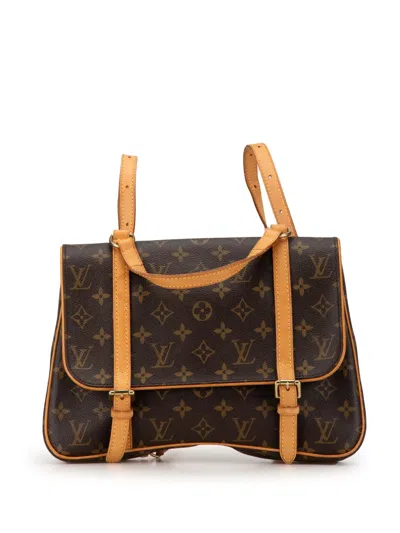 Pre-owned Louis Vuitton 2005 Monogram Marelle Sac A Dos Backpack In 褐色